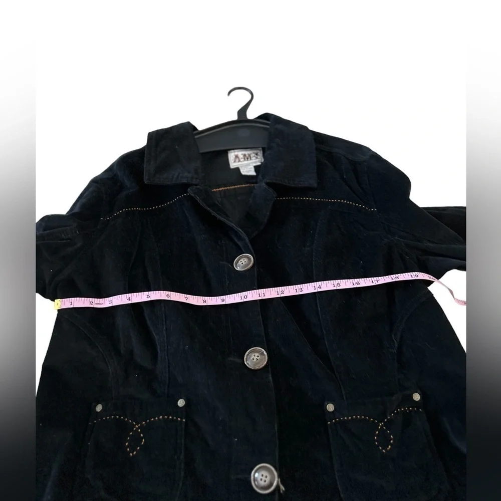 AMX‎ Black Corduroy blazer Stretch size 1X